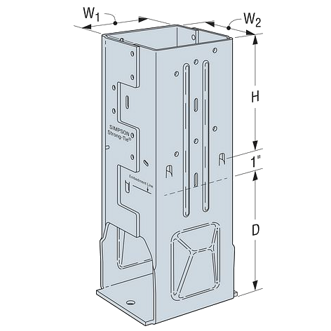 Simpson Strong-Tie Moment Post Base
