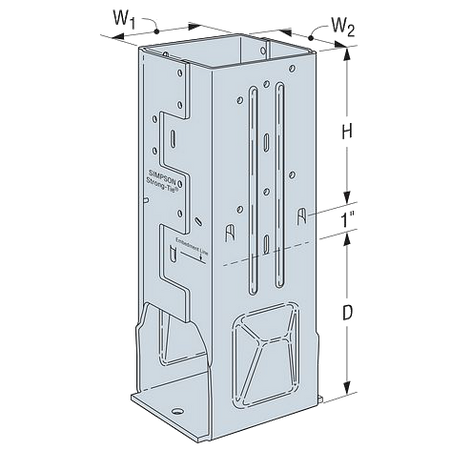 Simpson Strong-Tie Moment Post Base