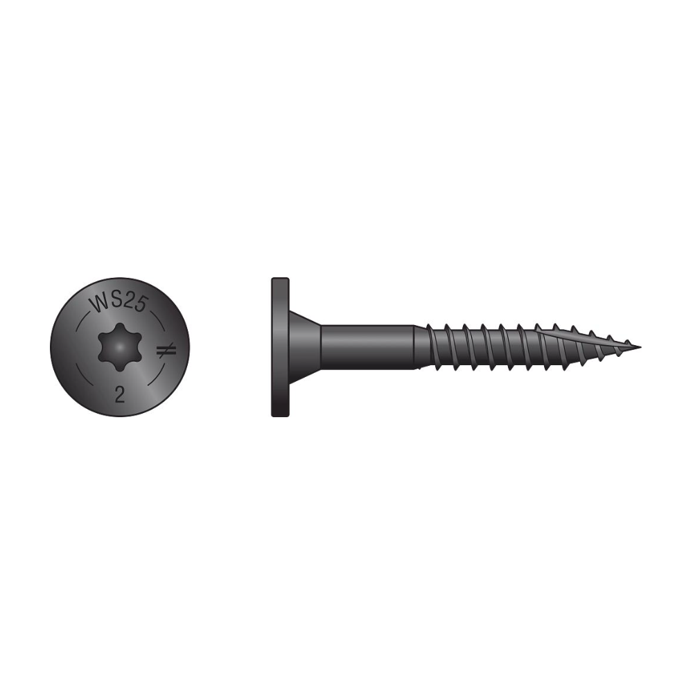 Simpson Strong-Tie Outdoor Accents® Structural Wood Screw-1-0.220in-5-1/2in