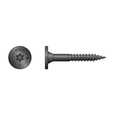 Simpson Strong-Tie Outdoor Accents® Structural Wood Screw-1-0.220in-5-1/2in