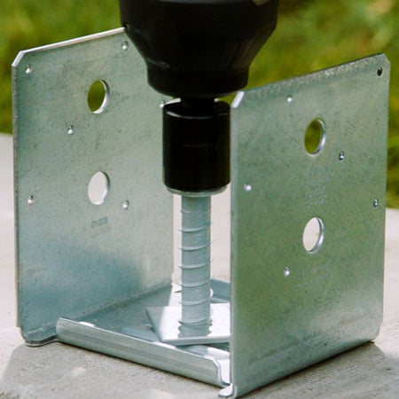 Simpson Strong-Tie Titen HD® Mechanically Galvanized Heavy-Duty Screw Anchor-3/8in-6in-50