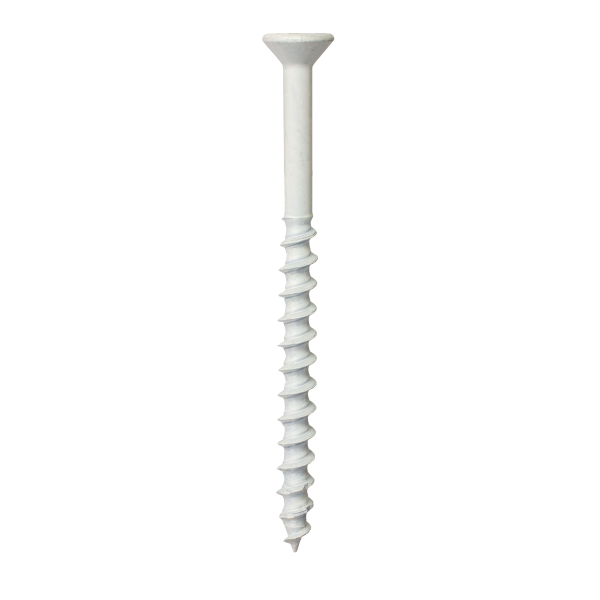 Simpson Strong-Tie Titen Turbo Concrete and Masonry 1/4in Screw Anchor (White)-1-1/4in-Flat Head-100
