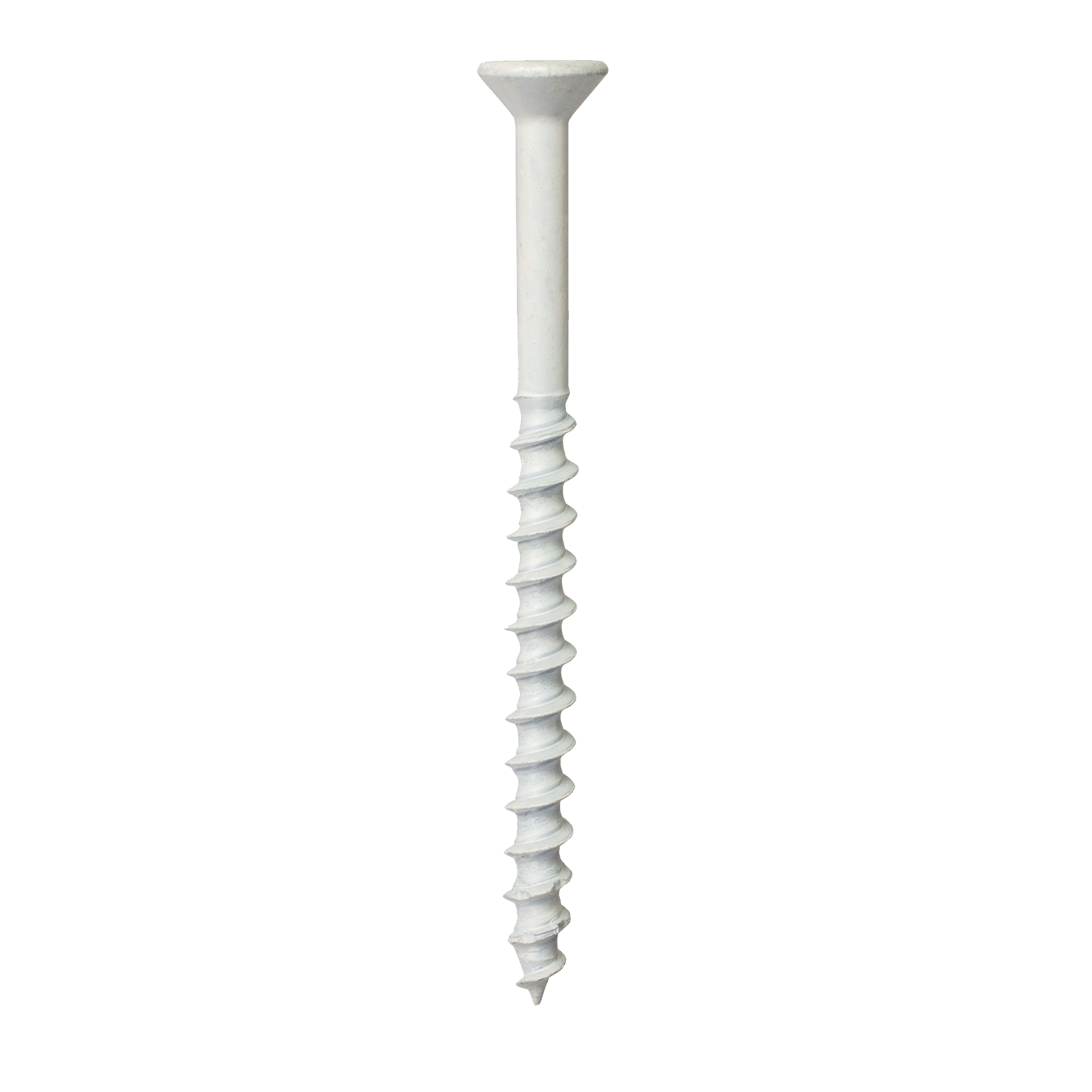 Simpson Strong-Tie Titen Turbo Concrete and Masonry 1/4in Screw Anchor (White)-1-1/4in-Flat Head-100