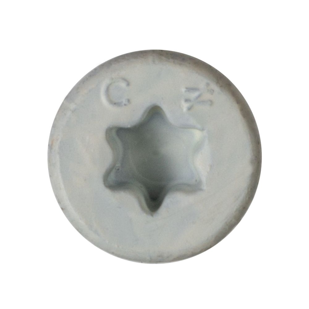 Simpson Strong-Tie Titen Turbo Concrete and Masonry 1/4in Screw Anchor (White)-2-3/4in-Trim Head-100