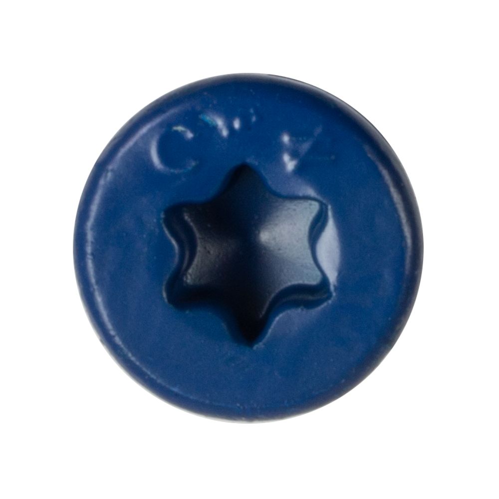 Simpson Strong-Tie Titen Turbo Concrete and Masonry 3/16in Screw Anchor (Standard Blue)-2-1/4in-Flat Head-100