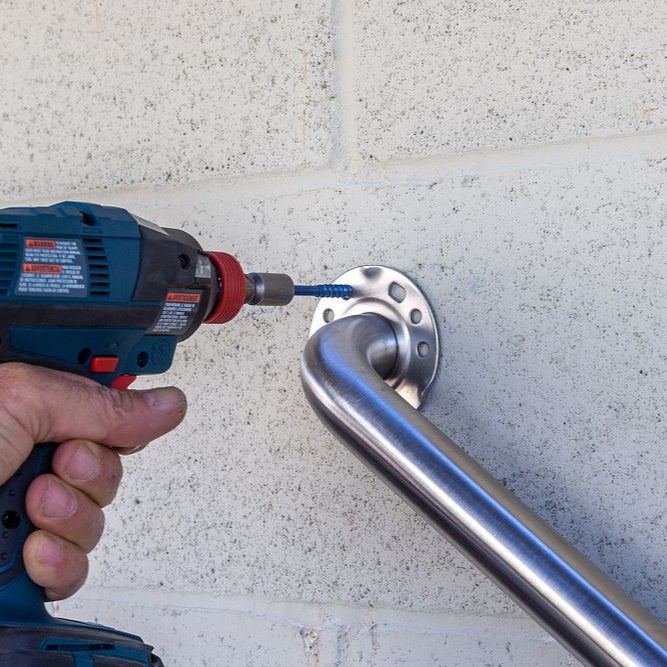 Simpson Strong-Tie Titen Turbo Concrete and Masonry 3/16in Screw Anchor (Standard Blue)-3-1/4in-Hex Head-100