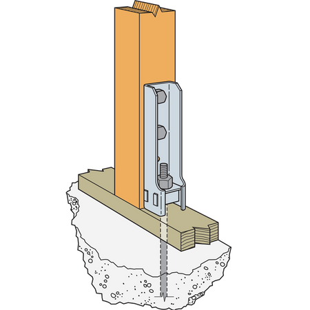 Simpson Strong-Tie HDB Bolted Holdown