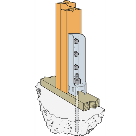 Simpson Strong-Tie HDB Bolted Holdown