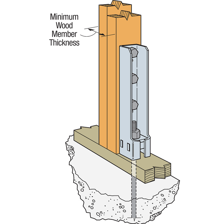 Simpson Strong-Tie HDB Bolted Holdown