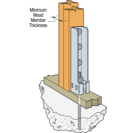 Simpson Strong-Tie HDB Bolted Holdown