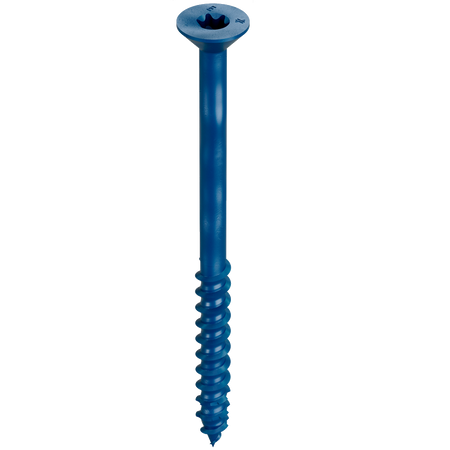 Simpson Strong-Tie Titen Turbo Concrete and Masonry 3/16in Screw Anchor (Standard Blue)-1-3/4in-Hex Head-100