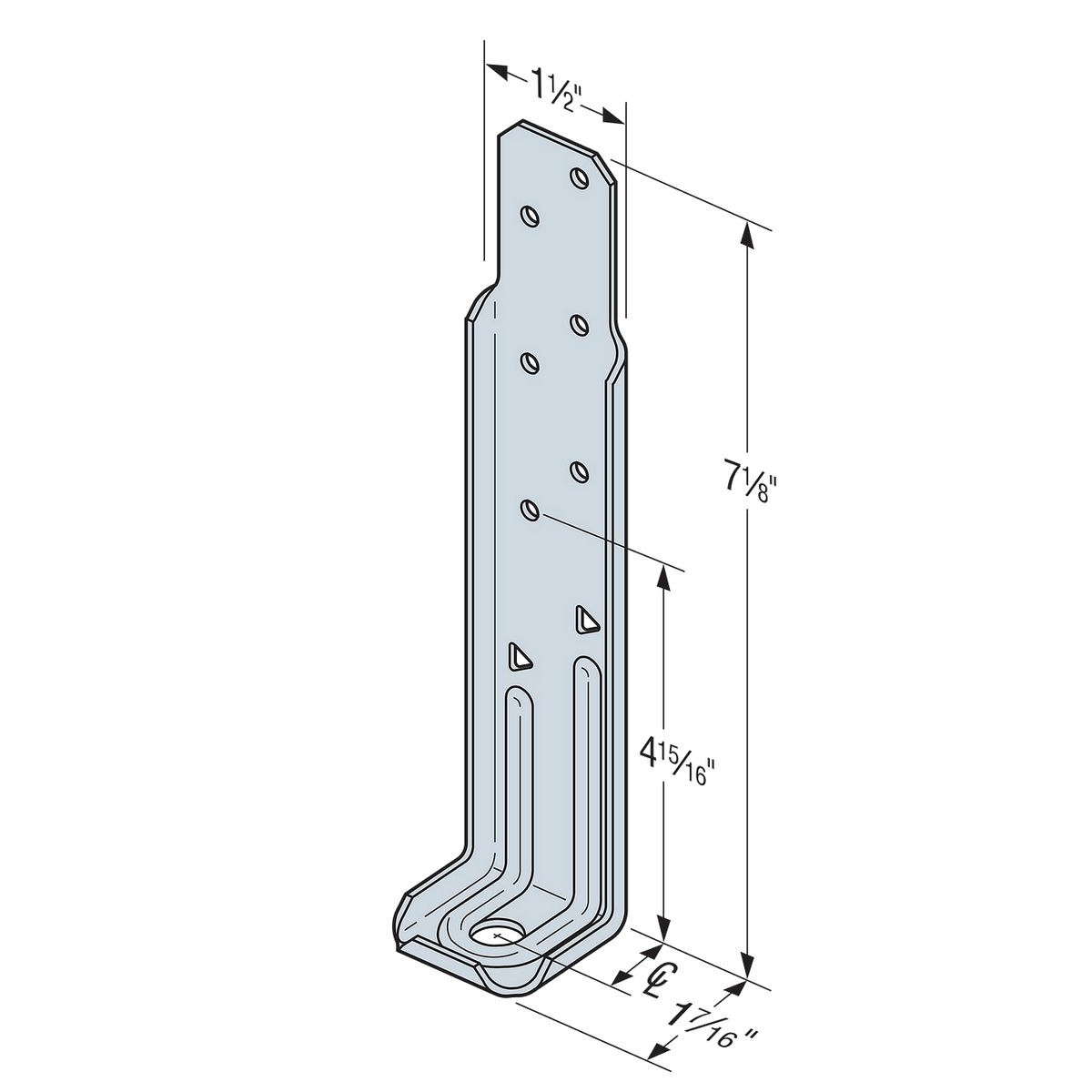Simpson Strong-Tie Deck Tension Tie-DTT2Z-ZMAX