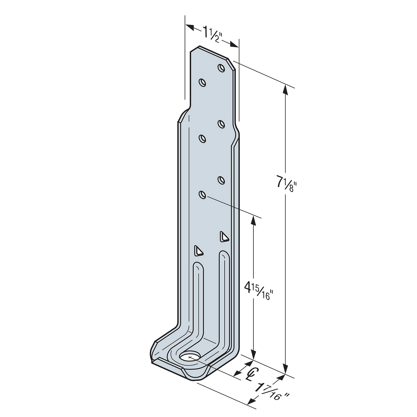 Simpson Strong-Tie Deck Tension Tie-DTT2Z-ZMAX