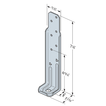 Simpson Strong-Tie Deck Tension Tie-DTT2Z-ZMAX