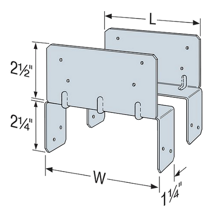 Simpson Strong-Tie Adjustable Post Cap