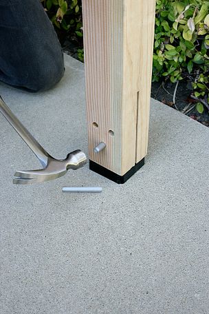 Simpson Strong-Tie Concealed Post Base