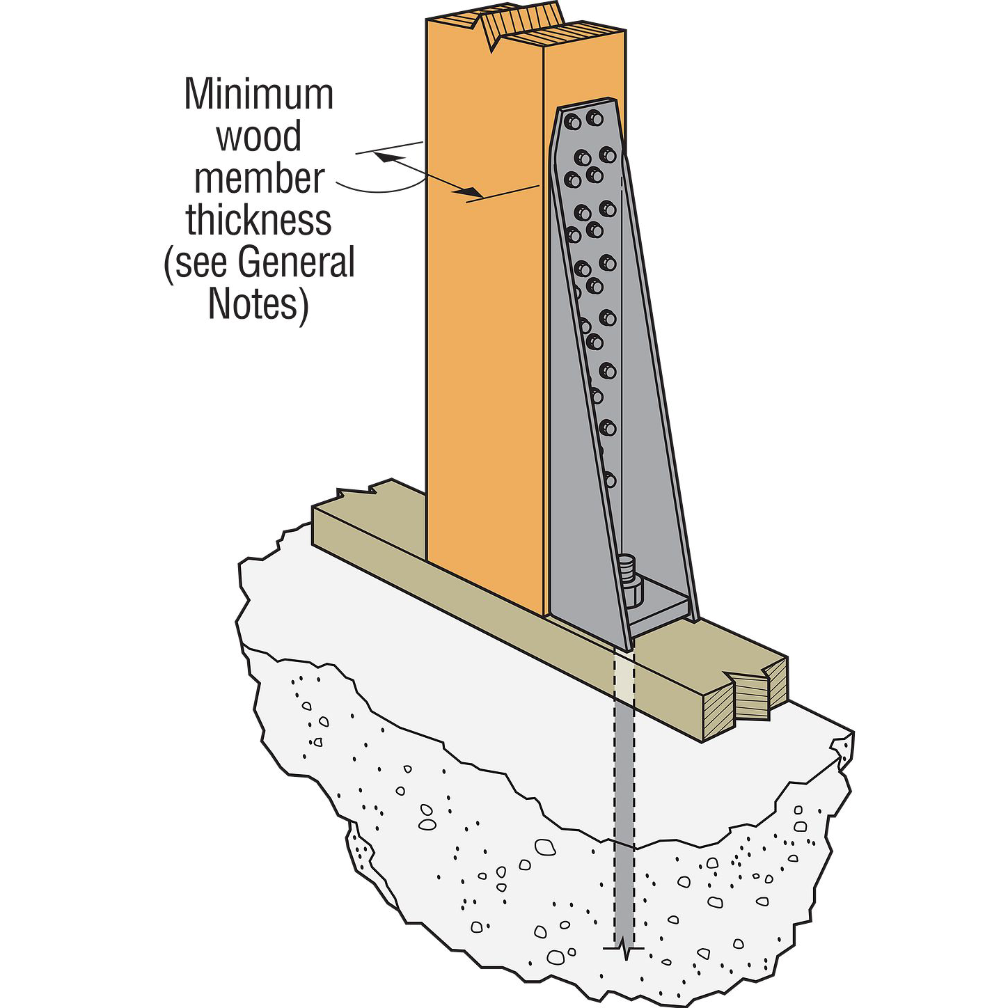 Simpson Strong-Tie HHDQ Heavy Holdown with Screws