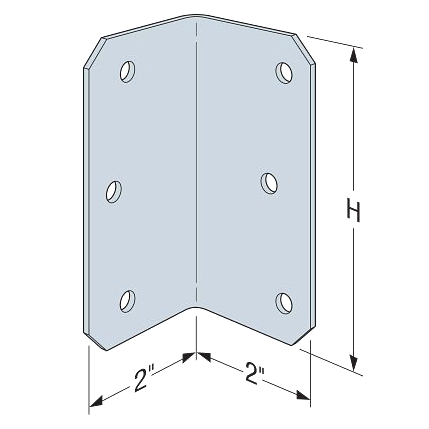 Simpson Strong-Tie Medium L Angle-2x10-ZMAX