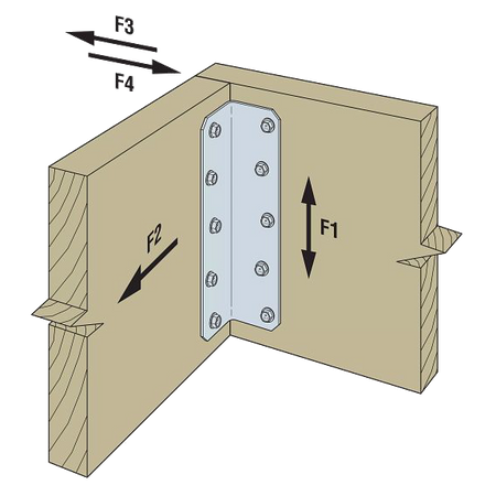 Simpson Strong-Tie Medium L Angle-2x3-ZMAX