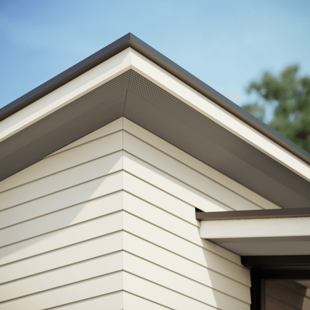 St-Laurent Smooth Vented Soffit-Ash (St-Laurent)-12ft-12in