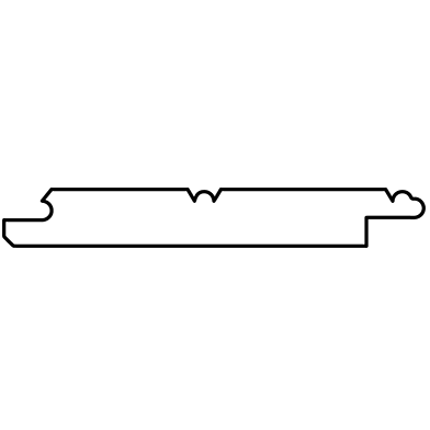 Versatex Stealth Beadboard Smooth-1/2in-6in-18ft