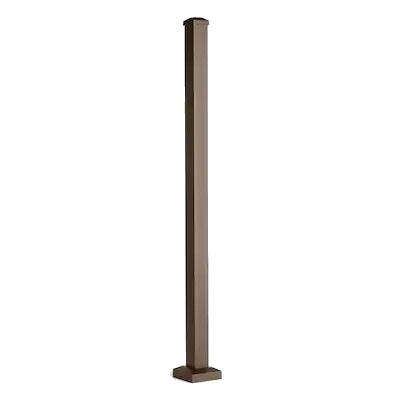 TREX Signature 2.5in Railing Posts-Classic White-37in-Blank
