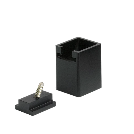 TREX Signature Aluminum Footblock-Black Sand