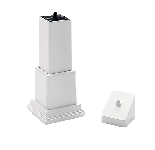 TREX Transcend Railing Adjustable Foot Block-Classic White