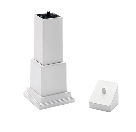 TREX Transcend Railing Adjustable Foot Block-Classic White