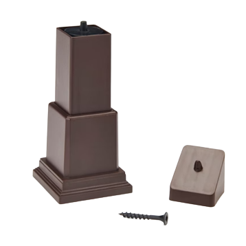 TREX Transcend Railing Adjustable Foot Block-Vintage Lantern