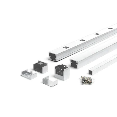 TREX Signature Rail Square Baluster Kit - Horizontal-Black Sand-6ft-42in