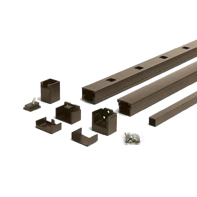 TREX Signature Rail Square Baluster Kit - Horizontal-Black Sand-8ft-36in