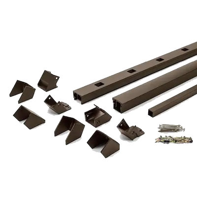 TREX Signature Rail Square Baluster Kit - Stair-Black Sand-8ft-36in