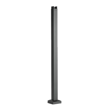 TREX Signature 2.5in Crossover Horizontal Post-Black Sand-36in-Blank