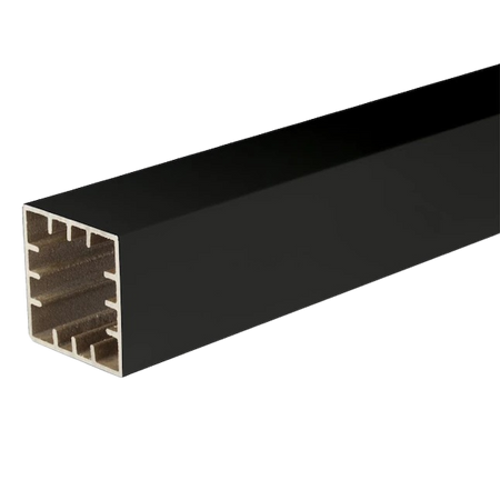 TimberTech Classic Series 5.5inx5.5in Post Sleeves-Black-Gloss-12ft