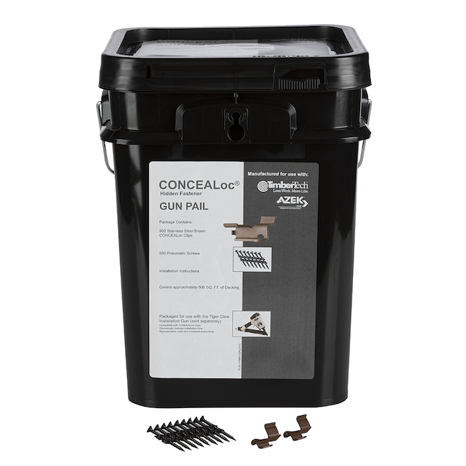 TimberTech ConceaLoc Hidden Fastener Gun Pail-500 sq.f.