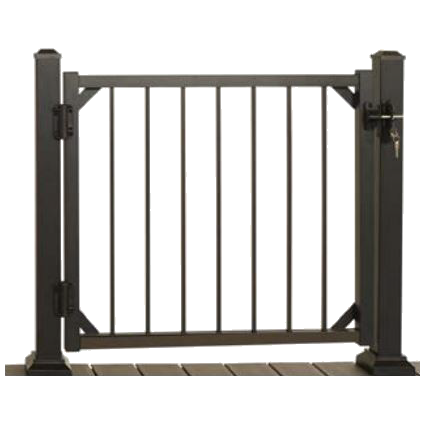 TimberTech Impression Rail Express Gate Kit-Black-36