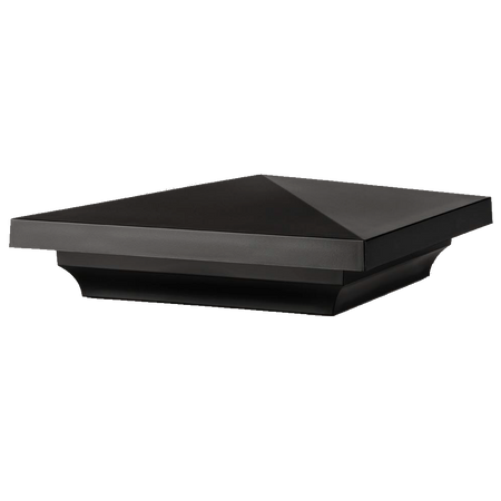 TimberTech Classic Series 5.5in Post Cap-Black-Gloss-5.5inx5.5in