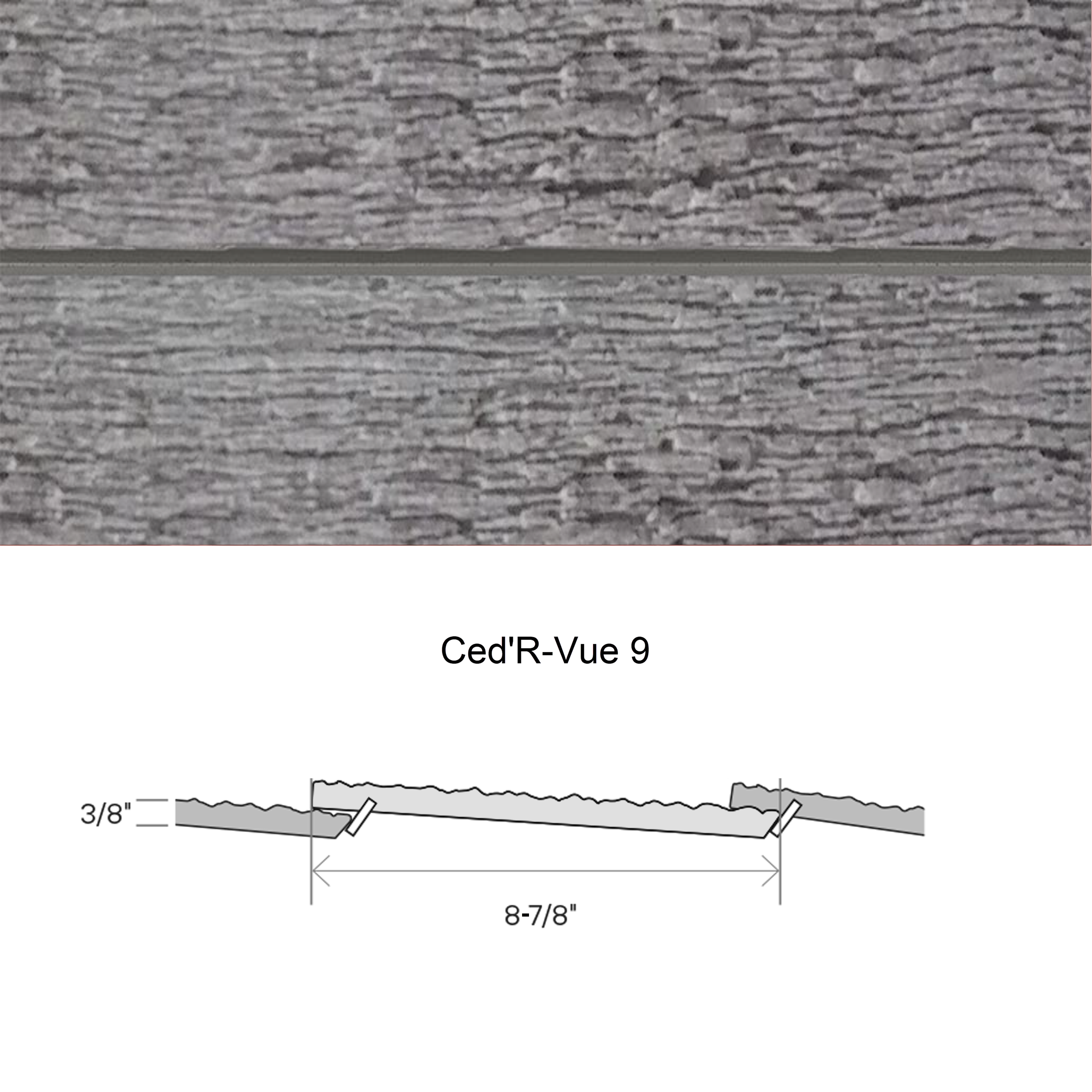 Maibec CanExel Engineered Siding in Timberwolf