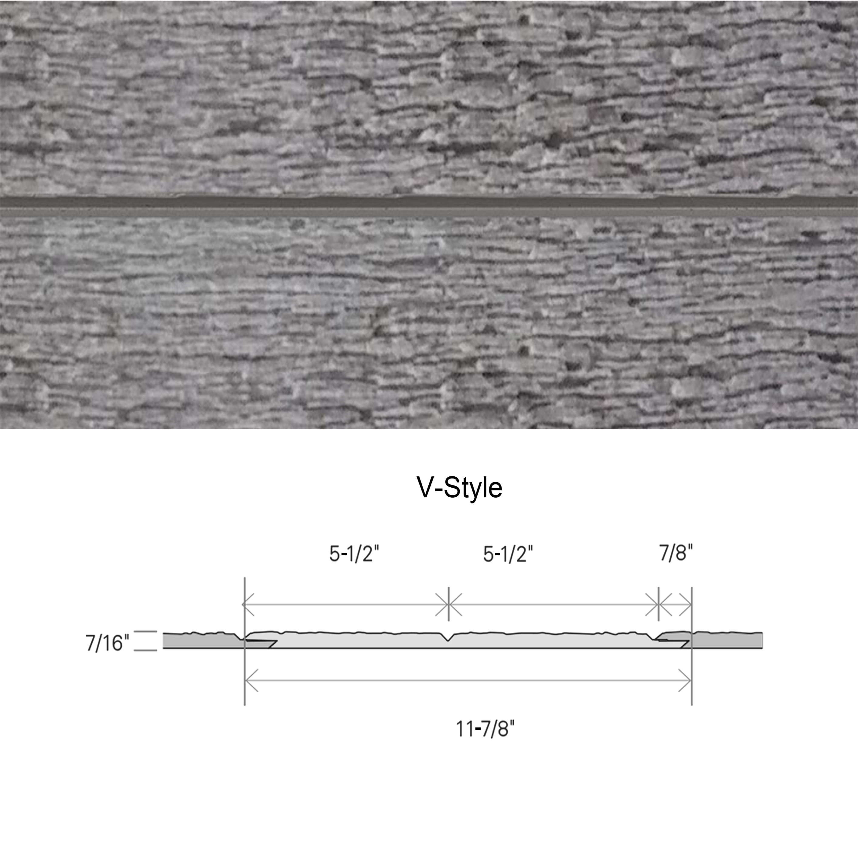 Maibec CanExel Engineered Siding in Timberwolf-Ridgewood D-5-12in-7/16in