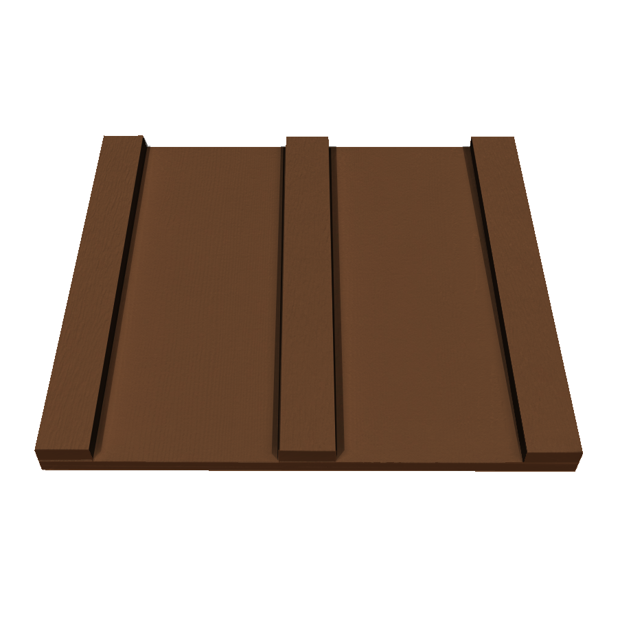 St-Laurent Board & Batten Siding in Torrefied-12 Plank-Smooth