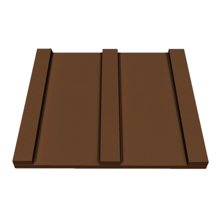 St-Laurent Board & Batten Siding in Torrefied-12 Plank-Smooth