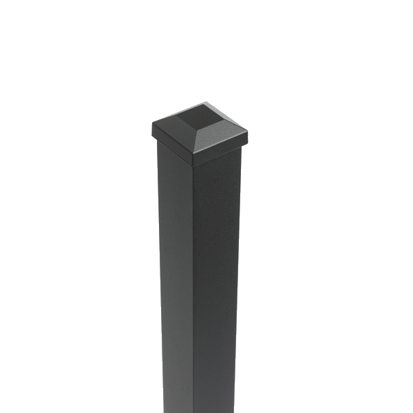 TREX Signature 2.5in Railing Posts-Black Sand-37in-Blank