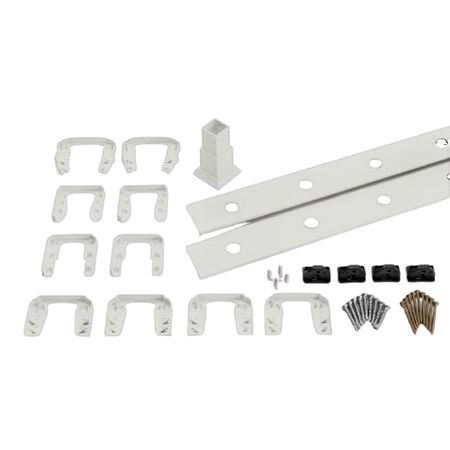 TREX Transcend Railing Infill Kit for Round Aluminum Balusters-Rope Swing-Horizontal-72in