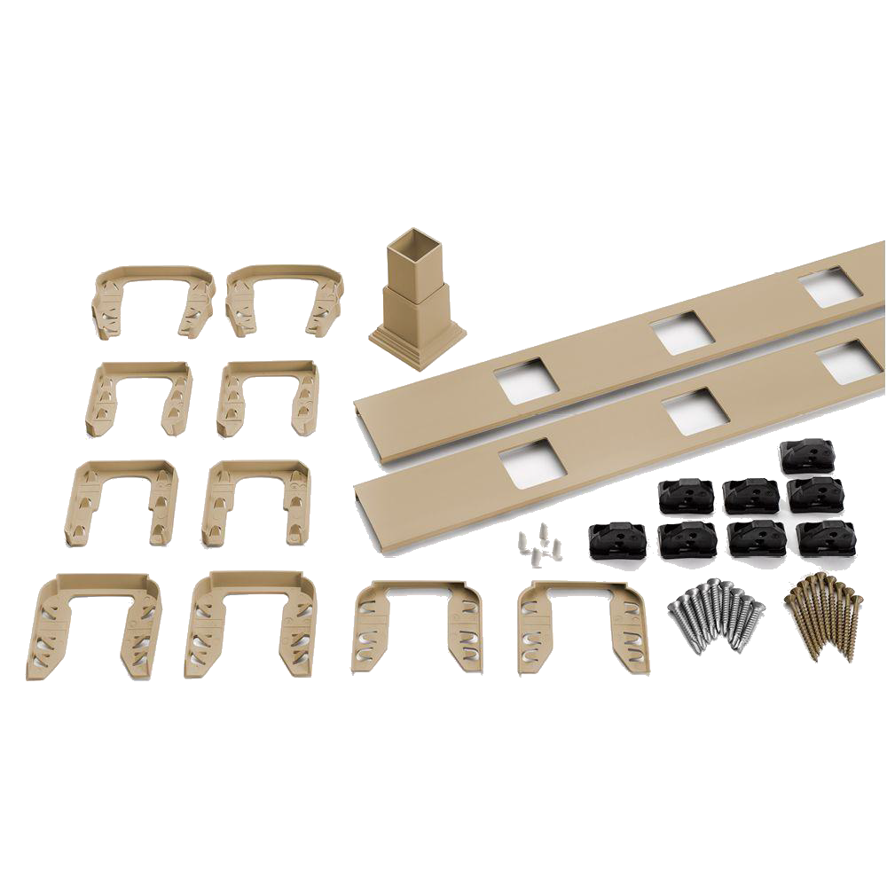TREX Transcend Railing Infill Kit for Composite Balusters-Charcoal Black-Stair-96in