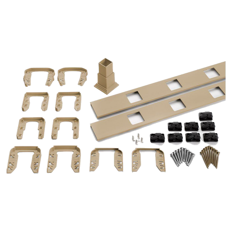 TREX Transcend Railing Infill Kit for Composite Balusters-Charcoal Black-Stair-96in