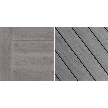 TruNorth Amazon Grey-Grooved-8ft-Hollow Core