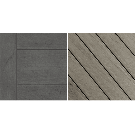 TruNorth Ash Grey-Grooved-8ft-Hollow Core