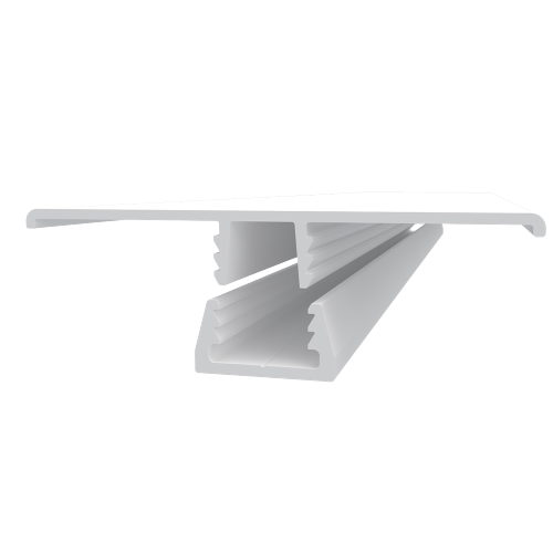 Trusscore H Channel Snap-In Trim Kit-White-10'