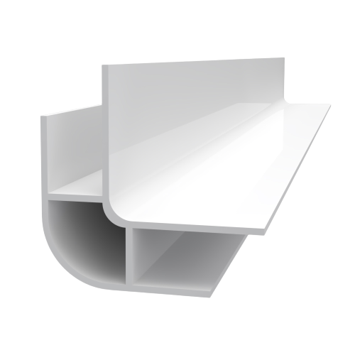 Trusscore Outside Corner Rounded-White-10'